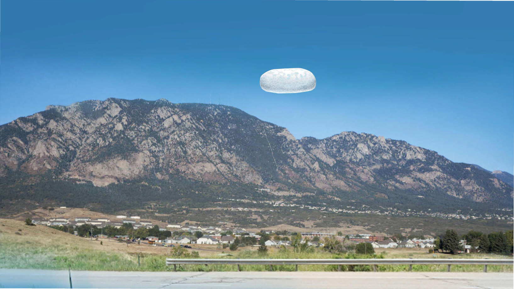 Reconstituição digital do relato de Colorado Springs, divulgada em documento oficial.