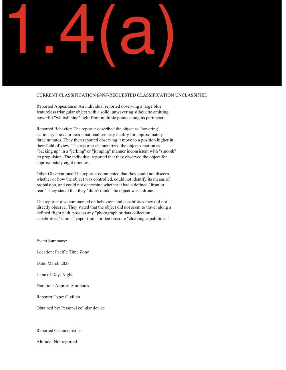 Página de e-mail do governo com um bloco tarjado no alto e o resumo do relato em texto corrido.